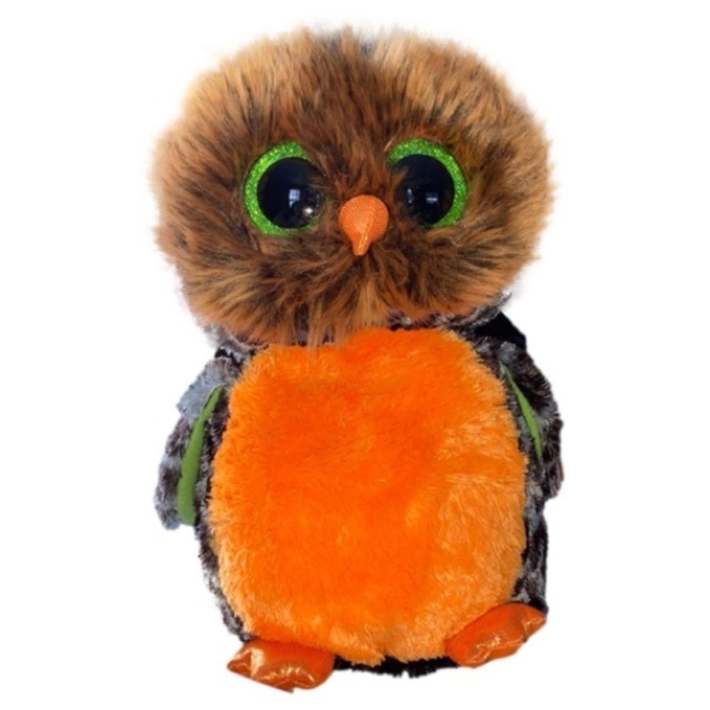 TY BEANIE Boos Midnight the Owl Plush Toy New